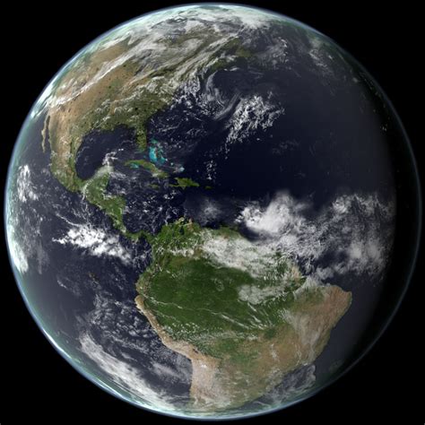 The Earth From Space 3d Model Cgtrader