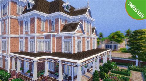Brick House│speed Build│cc Free│the Sims 4│simpassion Youtube