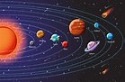 Planets of the solar system infographic 1953347 Vector Art at Vecteezy