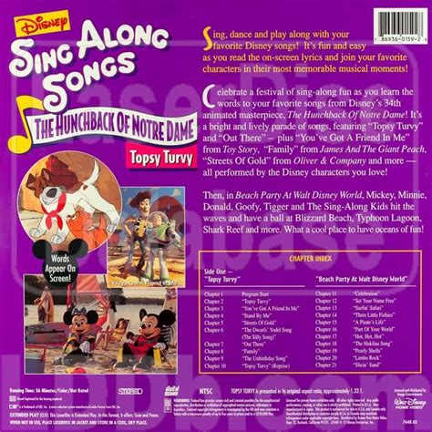 Disney Sing Along Songs Laserdisc Sexiz Pix