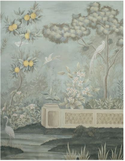 Gracie Hand Painted Wallpaper Hand Painted Artwork Painting Wallpaper