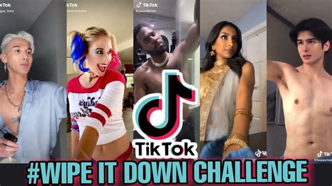 Tiktok Wipe It Down Challenge Compilation Youtube