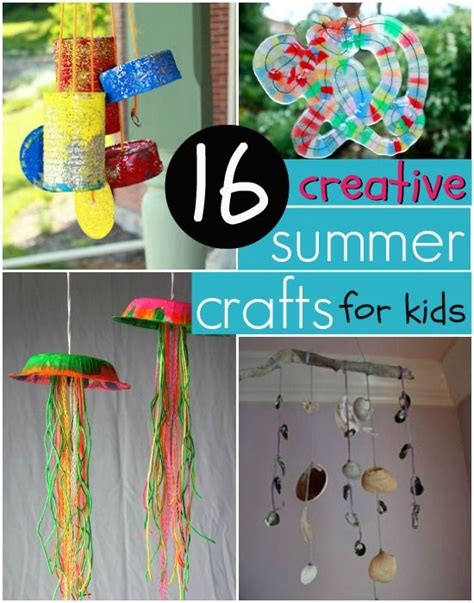Creative And Easy Summer Crafts For Kids Summer Crafts Creative And Craft
