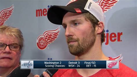 Red Wings LIVE Postgame 2 18 17 Darren Helm YouTube
