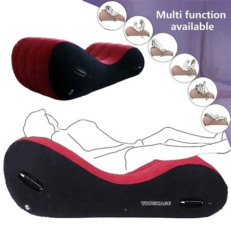 Toughage Inflatable Sofa Couples Deeper Position Support With Cuff Kits