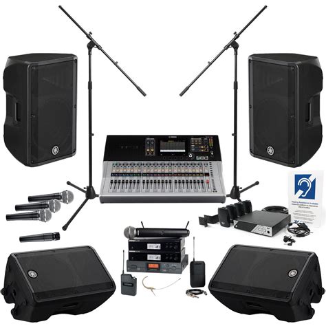 Yamaha Church Sound System With Tf3 Digital Mixing Console Dbr12