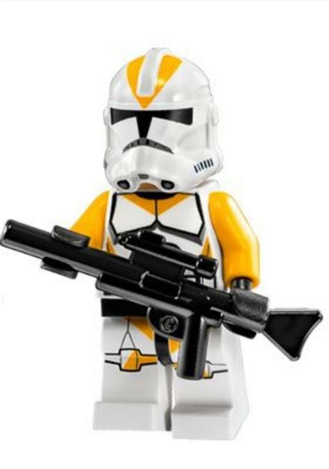 Lego Star Wars Clone Wars 212th Clone Trooper Minifigure Black Head