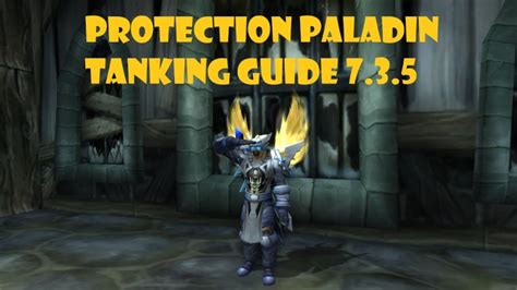 Protection Paladin Tanking Guide 7 3 5 YouTube