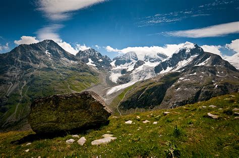 壁紙、スイス、山、石、アルプス山脈、雲、自然、ダウンロード、写真