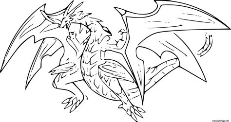 Coloriage Dragonoid Bakugan Pyrus JeColorie