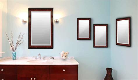 I found two companies that create these frames, which cover mirror rot and create a decorative, finished look at the same time. Custom Framed Mirrors | Bathroom Mirrors and Dining Room ...