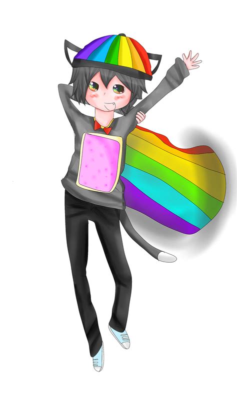 Nyan Cat Human By Flashsteps On Deviantart