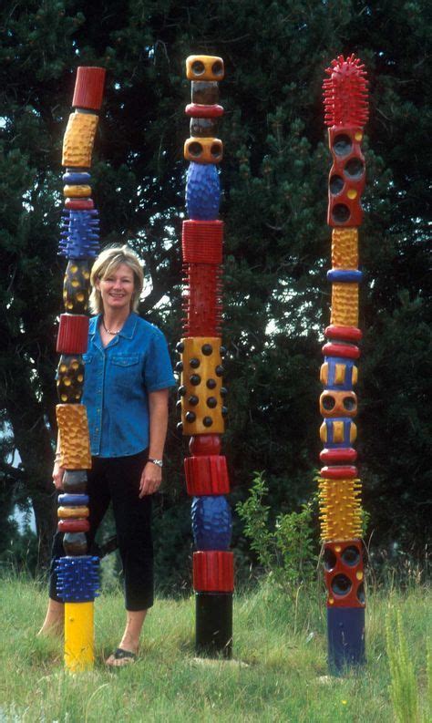 New Garden Art Sculptures Totem Poles 15 Ideas Gartenkunst