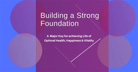 7 Benefits To Building A Strong Foundation That Will Enable You To