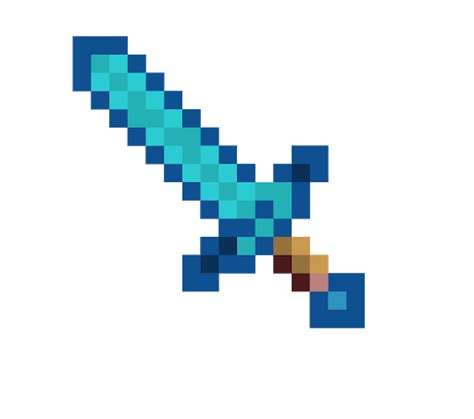 Minecraft Diamond Sword Png Espada De Minecraft Faith