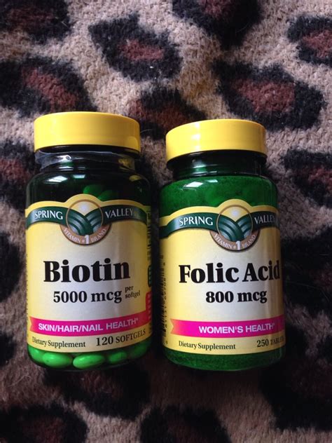 Biotin And Folic Acid Hair Growth Musely
