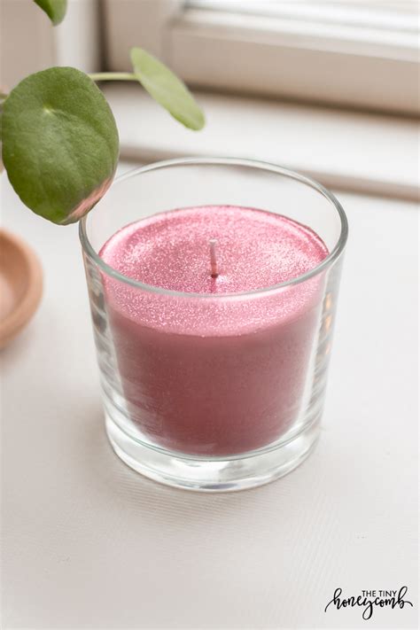 How To Make Beautiful Glitter Candles Glitter Candles