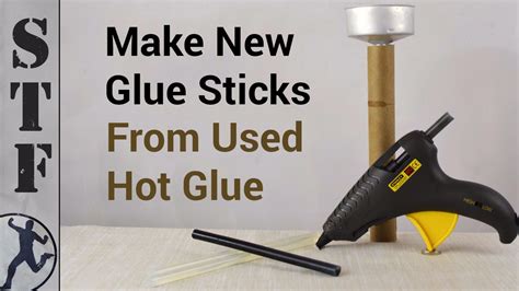 Make New Glue Sticks From Used Hot Glue Youtube