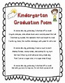 Kindergarten Graduation Poem, Nursery Rhymes, Diploma by Cameron Brazelton