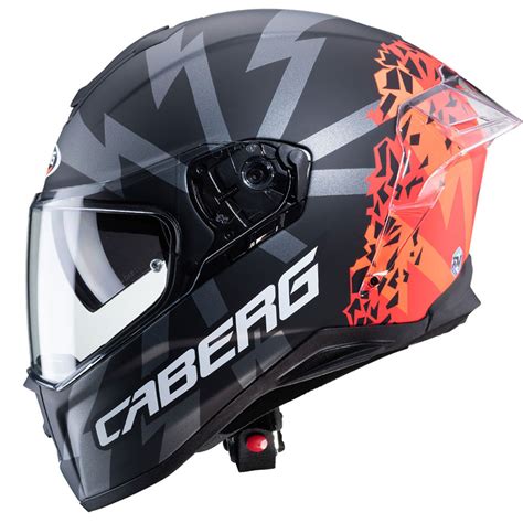 Caberg Drift Evo Storm Helmet Black Orange C2oh00j2 Full Face Helmets