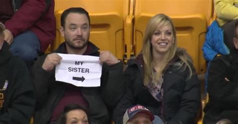 Kiss Cam Video Of Mn Brother Sister Goes Viral Cbs Minnesota