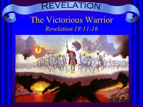 Revelation 1911 16 Kjv “and I Saw Heaven Opened And Behold A