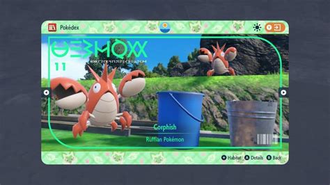 Where To Find Corphish And Crawdaunt In Pokemon Scarlet And Violet Dlc
