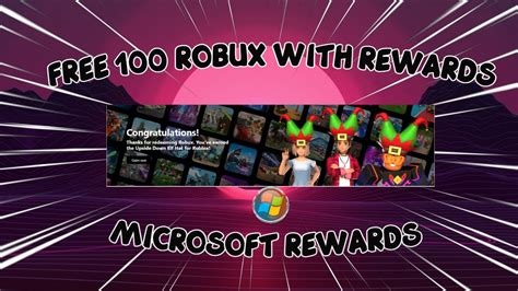 How To Get Free Robux With Microsoft Rewards New Youtube
