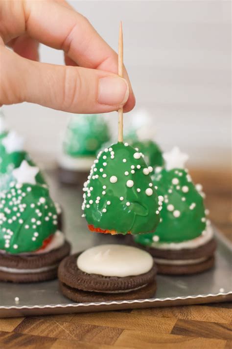 Chocolate Covered Strawberry Christmas Trees Lovely Little Kitchen