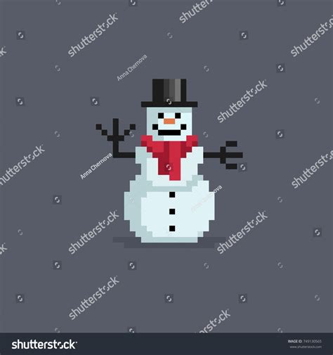 1335 Pixelated Snowman Images Stock Photos And Vectors Shutterstock