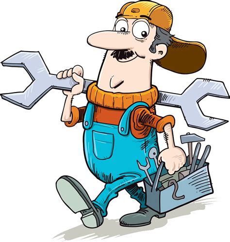 Handyman Clipart Maintenance Worker Handyman Maintenance Worker