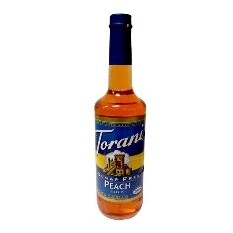 Torani 750 Ml Sugar Free Peach Flavoring Syrup