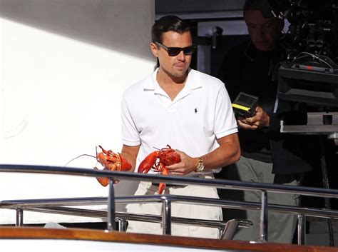 The wolf of wall street 2013. Actor Leonardo DiCaprio seen shooting scenes for director ...