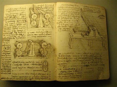 A Page From Leonardo Da Vincis Personal Notebook Rpics