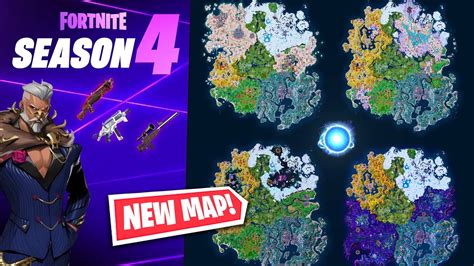Fortnite Chapter 4 Season 4 Map Concepts Heists Eclipse Cube Cradle