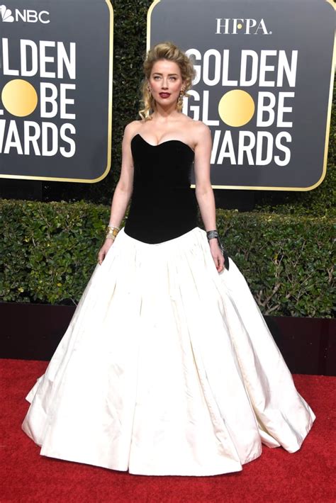 Amber Heard At The 2019 Golden Globes Best Award Season Red Carpet