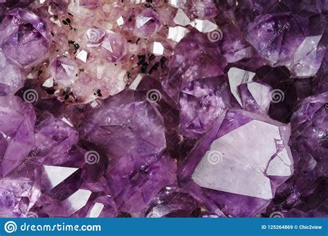 Mineral Purple Amethyst Crystal Quartz Texture Stock Image Image Of