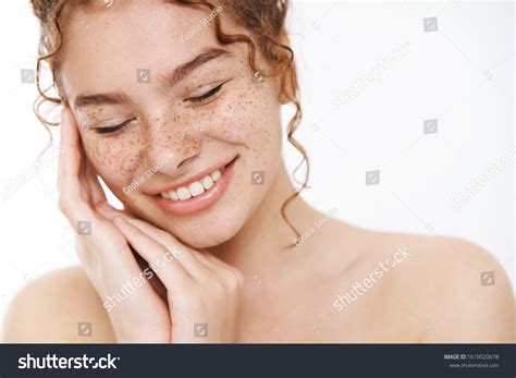 Headshot Tender Happy Smiling Naked Redhead Stock Photo Shutterstock