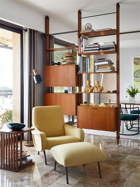 Fresh living room ideas with tv on wall. Pin by Mark Izzillo on Mid-Century Modern Dividers/Shelves ...
