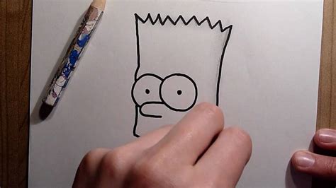 How To Draw Bart Simpson Step By Step Youtube