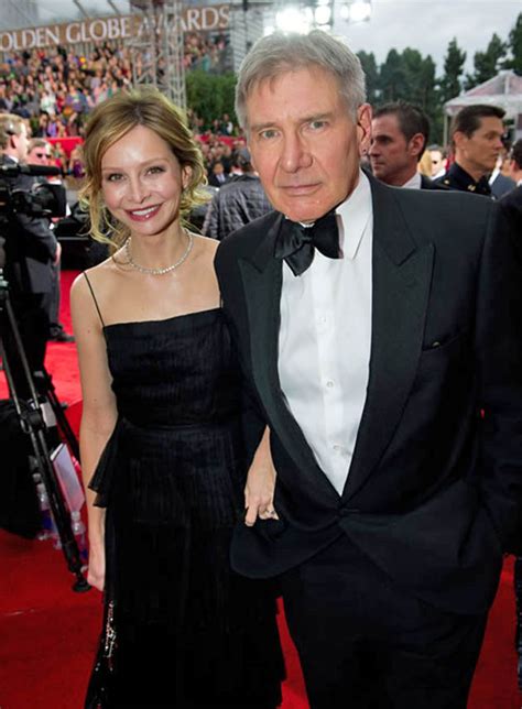 Calista Flockhart Husband Harrison Ford Golden Globes