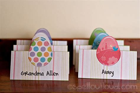 Easter Place Cards Diy Place Cards Name Place Cards Diy Cards Easter