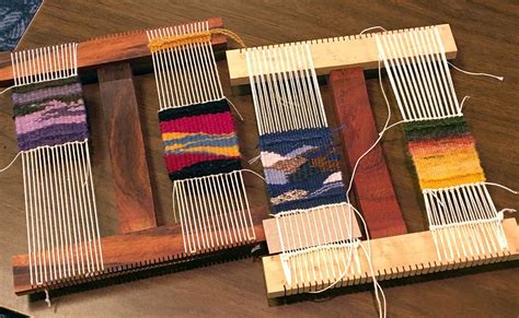 Small Pieces On Hokett Looms Colorado 2017 Retreat Tapestry Weaving