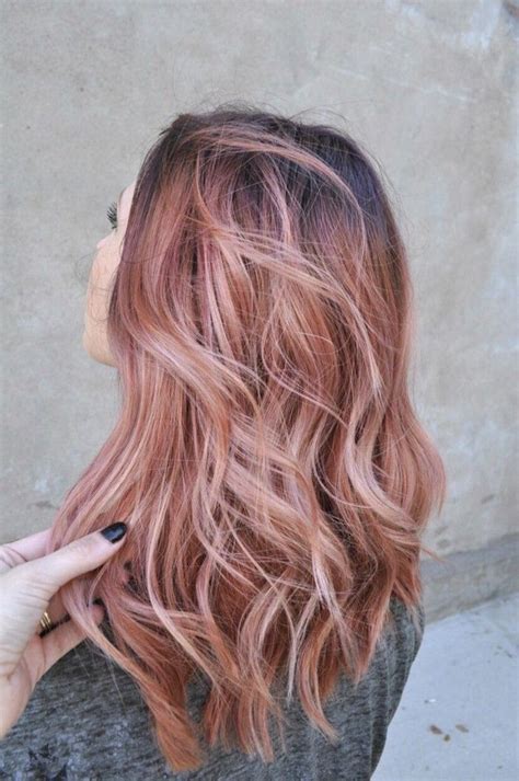 Hair Color Blonde And Rose Gold Highlights H A I R S P I R A T I O N