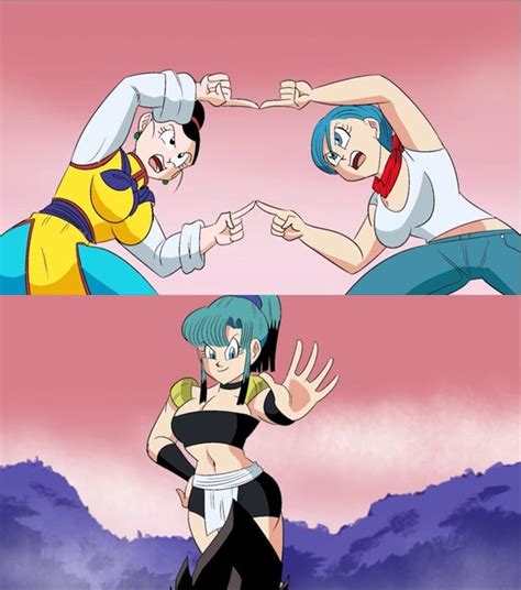 chi chi and bulma into bulchi by saiyan13 on deviantart