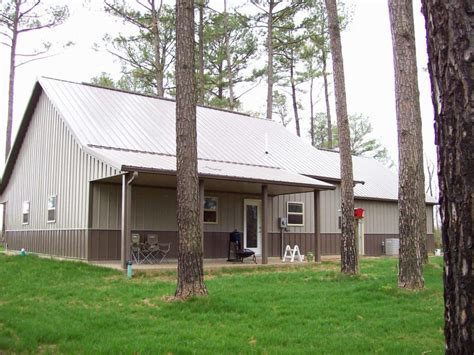 Residential Steel Pole Barn Cabins Walters Buildings
