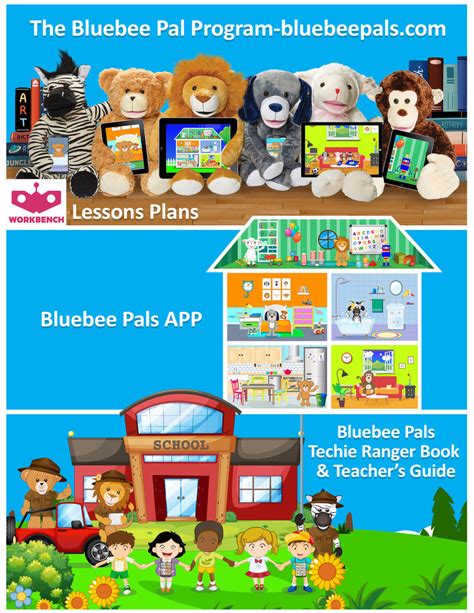 Bluebee Pals Interactive Plush Learning Tool With Companion App