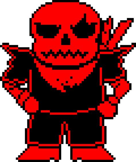 Swapfell Sans Pixel Art Maker