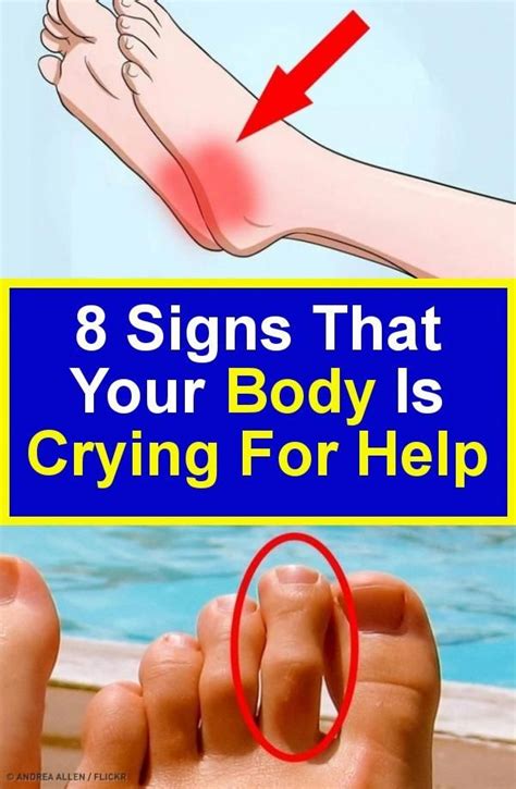 8 Signs That Your Body Is Crying For Help Cry For Help Healthy Body