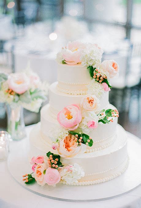 Spring Inspired Wedding Cake With Fresh Flowers A Wedding Cake Blog
